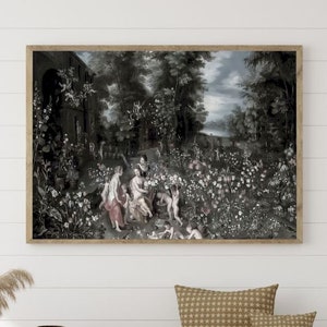 Samsung Frame TV Art Wildflowers in a Meadow PRINTABLE Download Vintage Country Cottage Art Farmhouse Floral Art Spring Wall Art