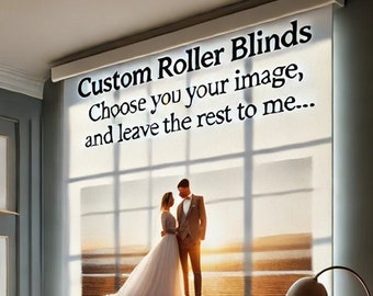 Custom Roller Shades with Any Image, Photo Roller Blinds