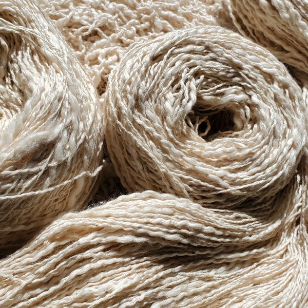 Handspun Cotton Yarn, Natural