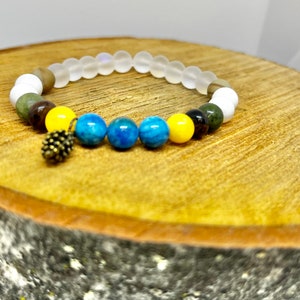 Ice Age Hiker&#39;s Gemstone Charm Bracelet