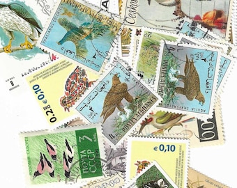 Vintage Bird Stamp & Ephemera Kit | Junk Journal Printable Collage Bundle | Scrapbooking Craft Supplies