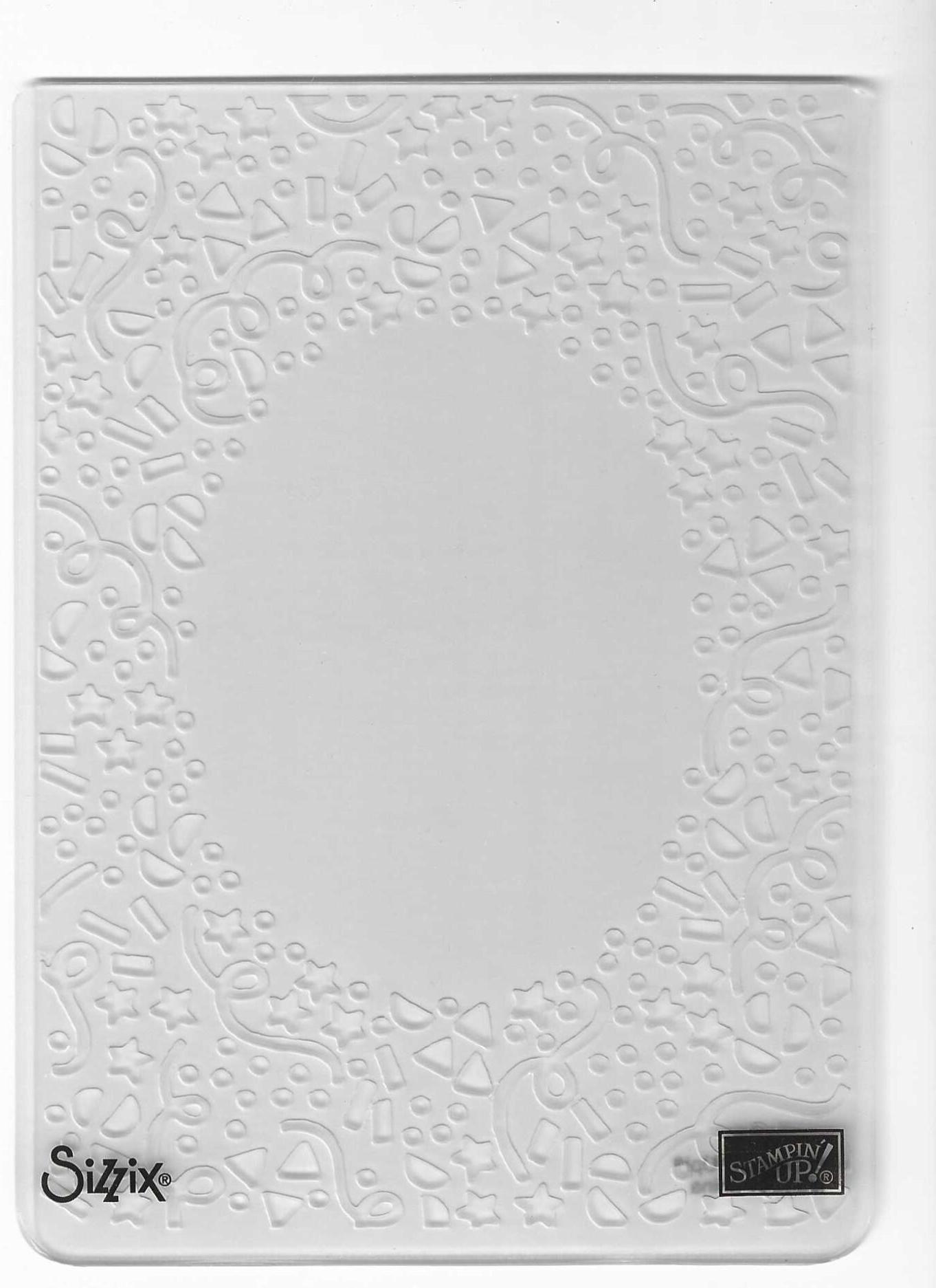Stampin’ up Sizzix Big Shot ‘confetti’ Die / Embossing Folder – Retired ...