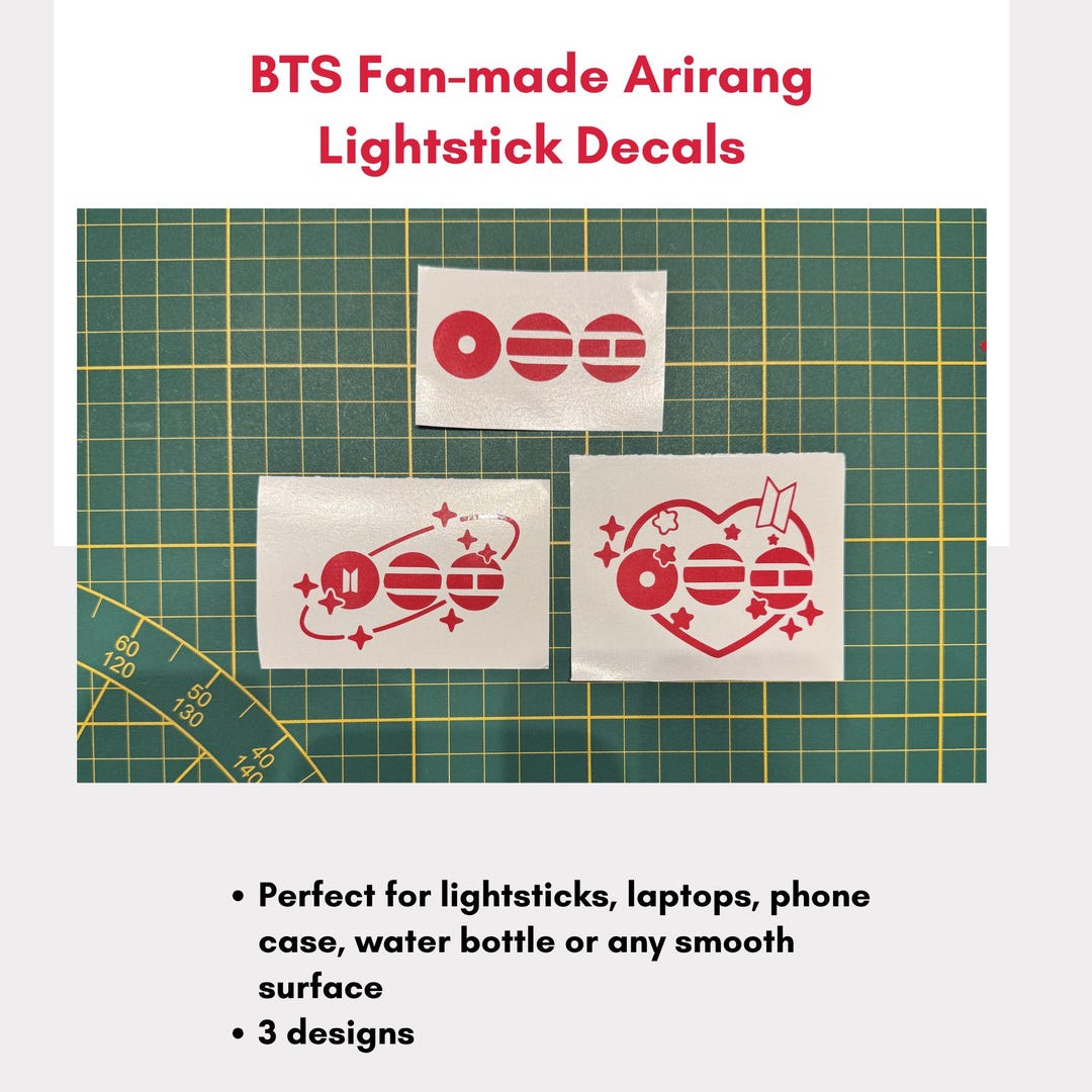 Ariyan Sticker BTS Arirang Lightstick Decals | Fan-made Stickers - Etsy UK
