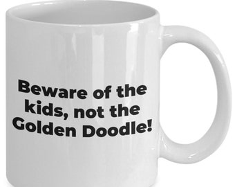 Golden Doodle dog gift, birthday,coffee mug