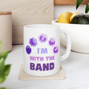 I&#39;m With The Band Hematology Cell Lines Mug
