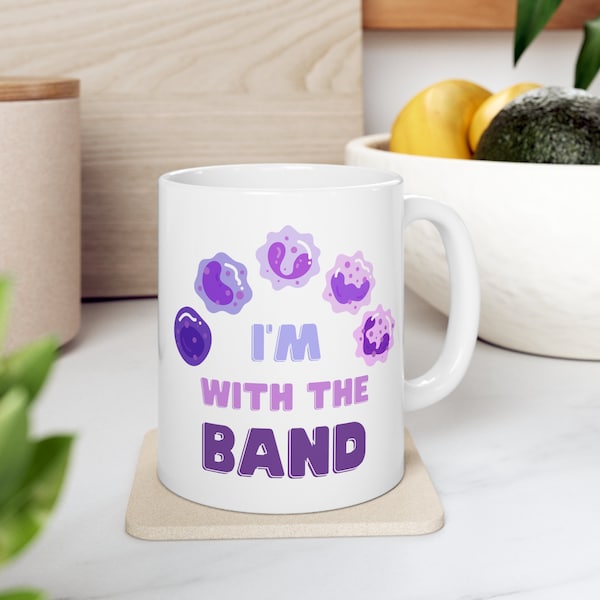 I'm With The Band Hematology Cell Lines Mug