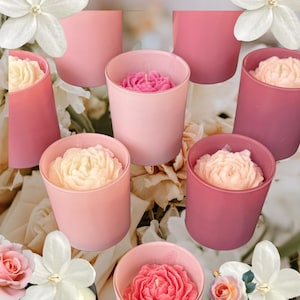 Flower Garden | Rose, Jasmine, White Tea & Grapefruit | Romantic Floral Scent | GW by Gift Work Luxe Candles