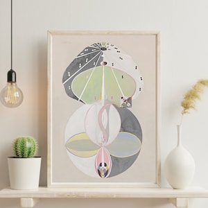 Baum der Erkenntnis Nr. 5: Hilma Af Klint, Vintage abstrakte Kunstdruck spirituelle Kunst, Galerie Wanddekoration, Instant Download