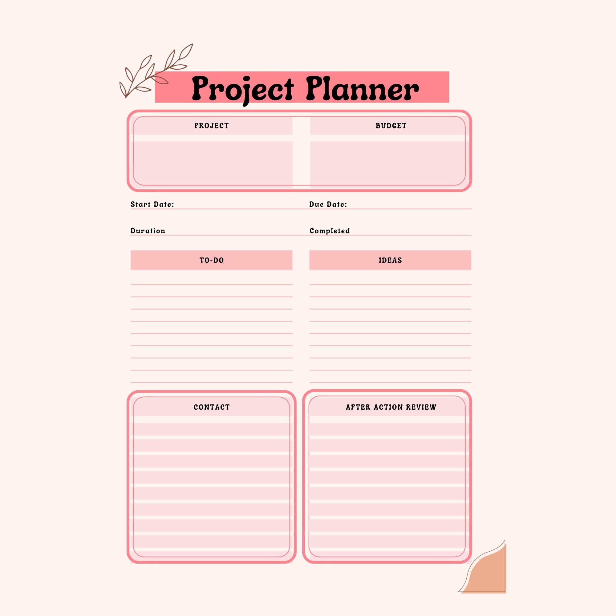 Homeschool Planner Printable for Moms Daily Focus, Monthly Planners ...