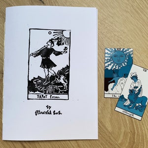Tarot Poems Zine – Copertina Lino Print in edizione limitata