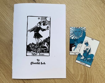 Tarot Poems Zine – Limited Edition Lino Print Cover