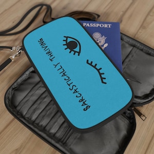 Cartera para pasaporte: prosperando sarcásticamente