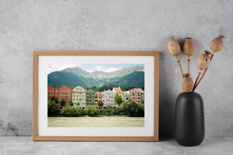 Innsbruck Austria Digital Download Art Print, Europe Traveling on Film