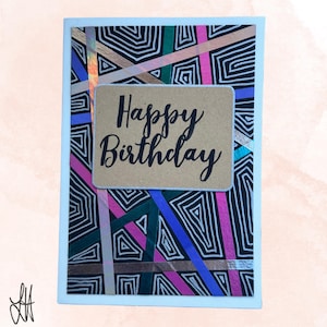 Grußkarte mit Umschlag A6 - Geburtstag / Original