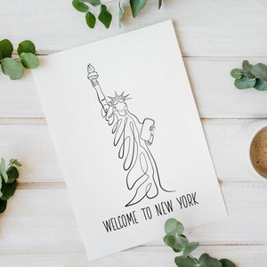 Carte Taylor Swift | "Bienvenue à New York" | Statue de la Liberté