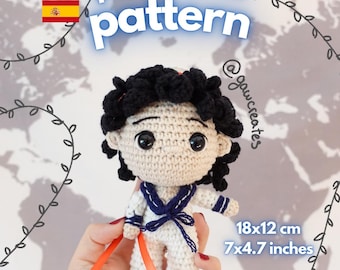 Padrão de crochê Amigurumi: Marinheiro "Wishbone" inspirado no artista Conan Gray