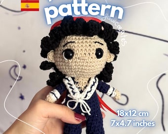 Padrão de crochê Amigurumi: Marinheiro "Wishbone" inspirado no artista Conan Gray