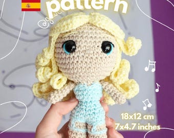 Padrão de crochê amigurumi da turnê "Short n' Sweet" de Sabrina Carpenter