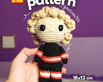 Crochet Pattern - Hockey Duo (Inspired by Ilya from Heated Rivalry)