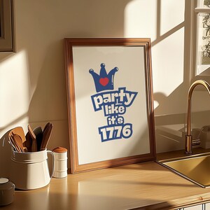 Czwarty Lipca Modny Plakat Ścienny Szczęśliwego 4 Lipca Apartament Estetyka Impreza Jak Jego 1776 Plakat Dzień Niepodległości Wydruk Dekoracja Baru
