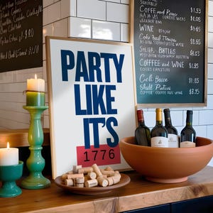 Czwarty Lipca Modny Plakat Ścienny Szczęśliwy 4 Lipca Bar Wózek Apartament Estetyka Impreza Jak Jego 1776 Plakat Ameryka Dzień Niepodległości Wydruk
