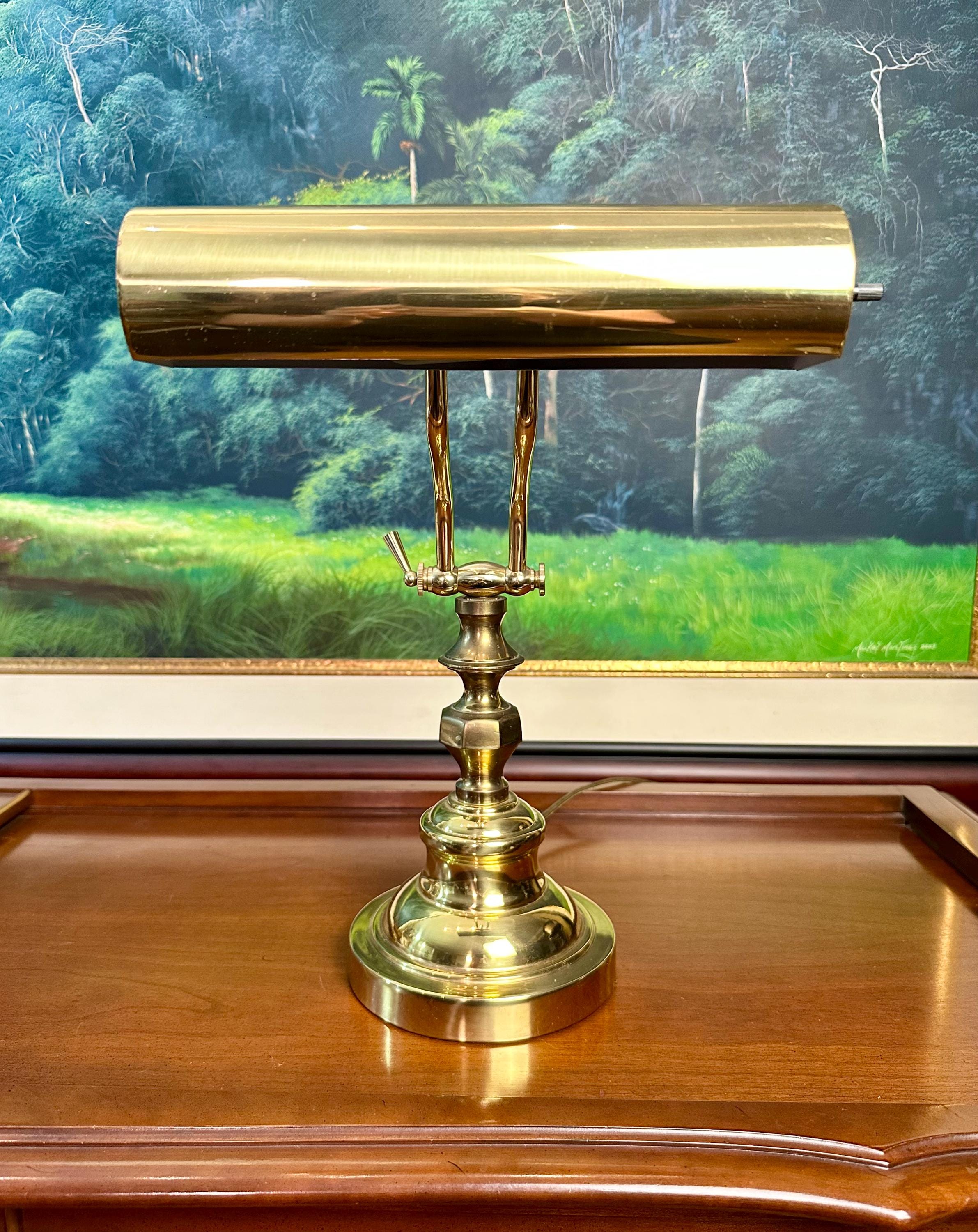 4553h1ヴィンテージ ピアノランプ ピアノランプ ブラス テーブルランプ