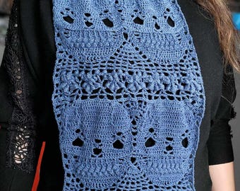 Shawl Crochet Pattern - Twilight Zone