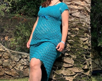 Syrenada Dress-Elegand Lace Crochet Pattern