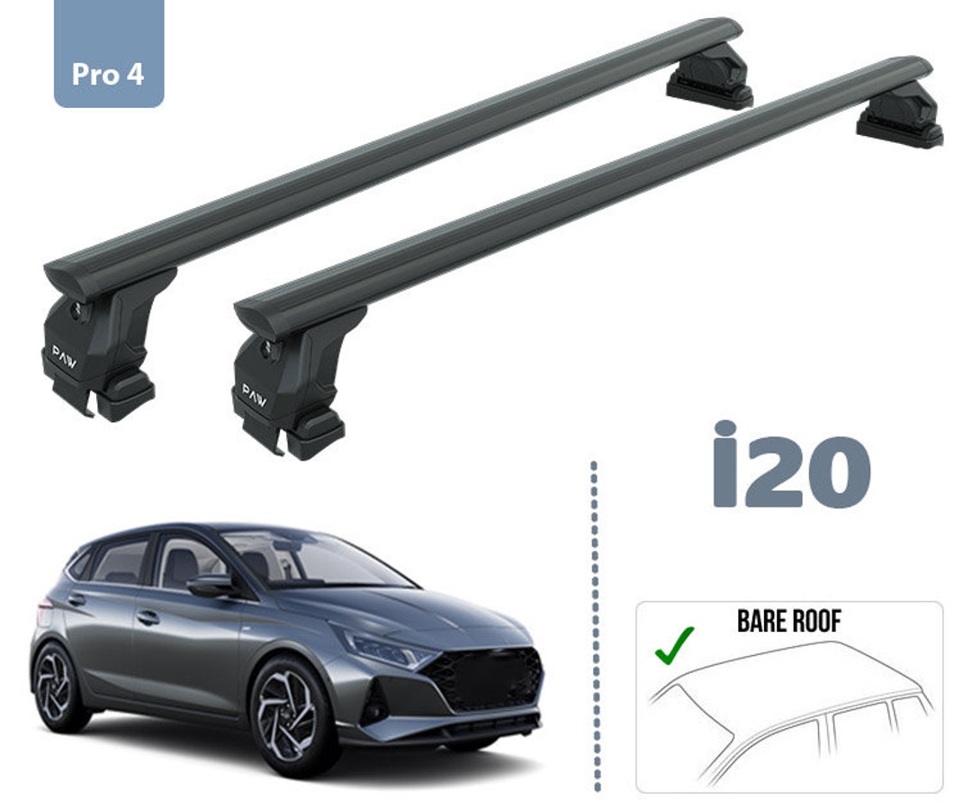 Fo Hyundai I20 Roof Rack System Carrier Cross Bars Aluminum - Etsy
