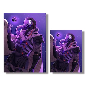 Overwatch Art Print Ramattra Art Print for Gamers Gift For Gamers