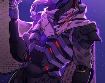 Ramattra Overwatch Art Print, Gift for Gamers