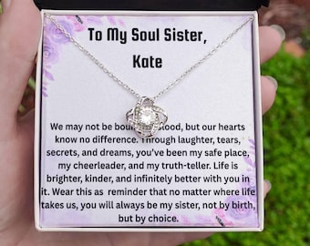 Soul Sister Gift for Best Friend, custom gift for bestfriend going away gift last minuite gift for best friend birthday gift for friend