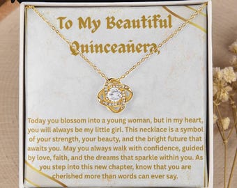Quinceañera Gift for Girls 15th Birthday Gift for Her Necklace Gift for Daughter Gift for Niece Gift for Granddaughter Quinceanera Jewelry