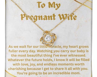 Pregnant Wife Gift from husband Mom to Be Gift from Husband Expecting Mother Jewelry Pregnancy Gift New Mom Gift Birth Gift From Husband