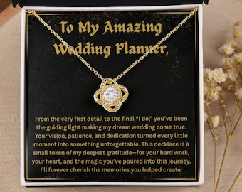 Wedding Planner Thank You Gift with Appreciation Perfect Keepsake Jewelry for Wedding Coordinator or Bridal Consultant Wedding Planner Gift