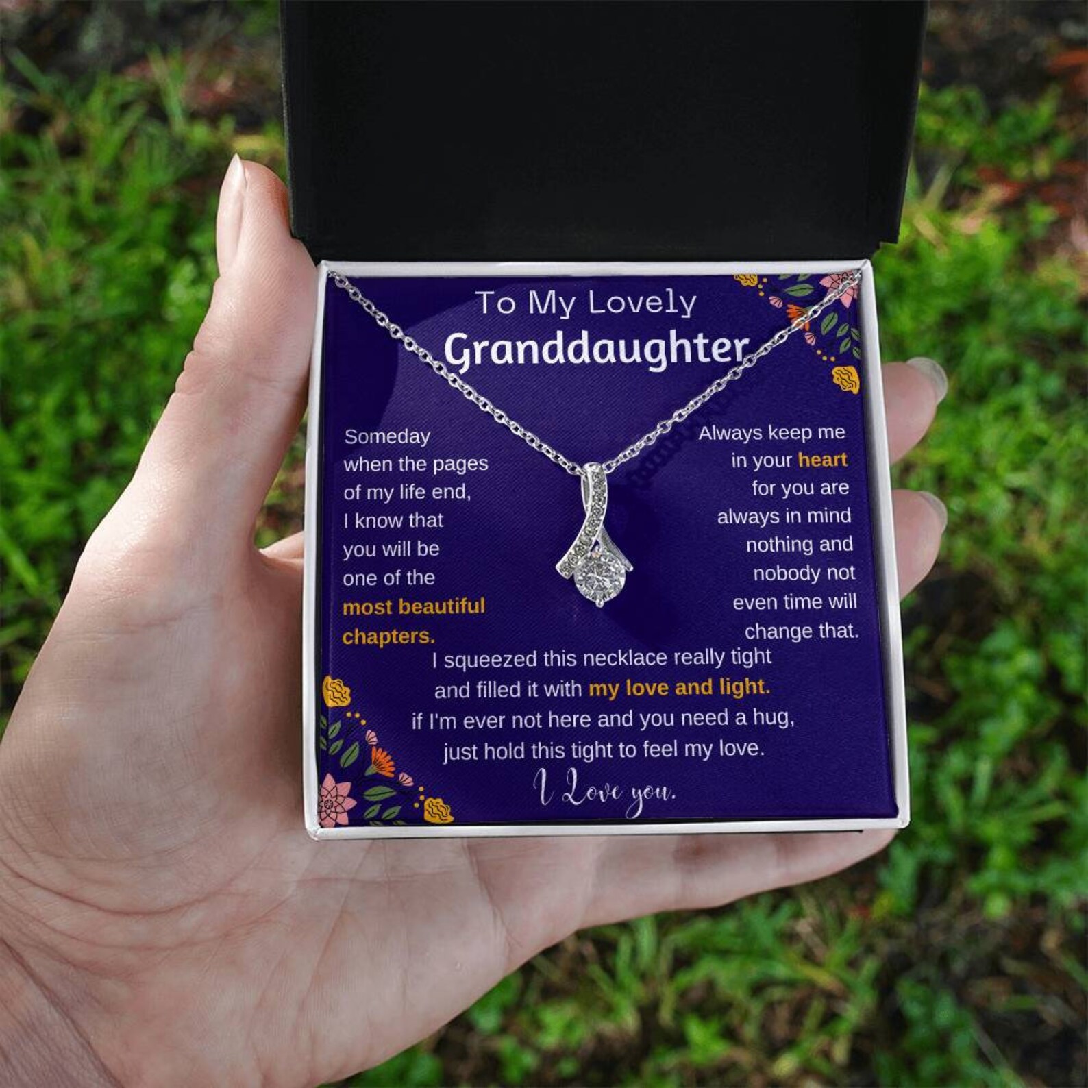 Granddaughter Gift From Grandpa Sentimental Gift for Granddaughter ...
