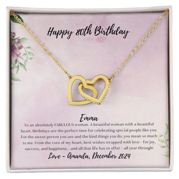 Meaningful 80th birthday gifts discount