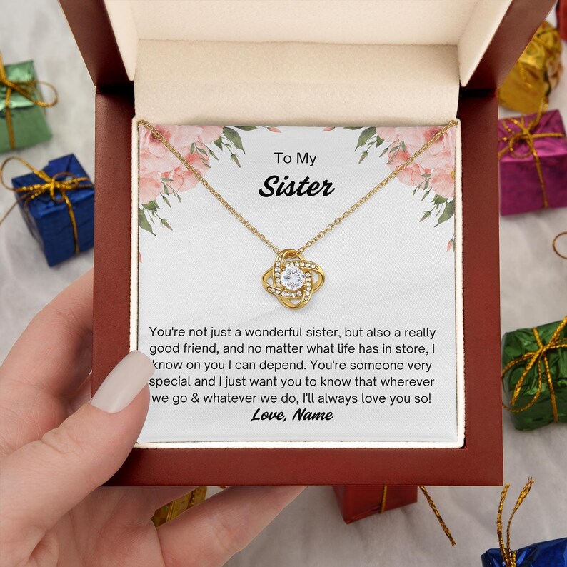 Personalized Gifts for Sister Birthday Sister Heart Gift From Sister