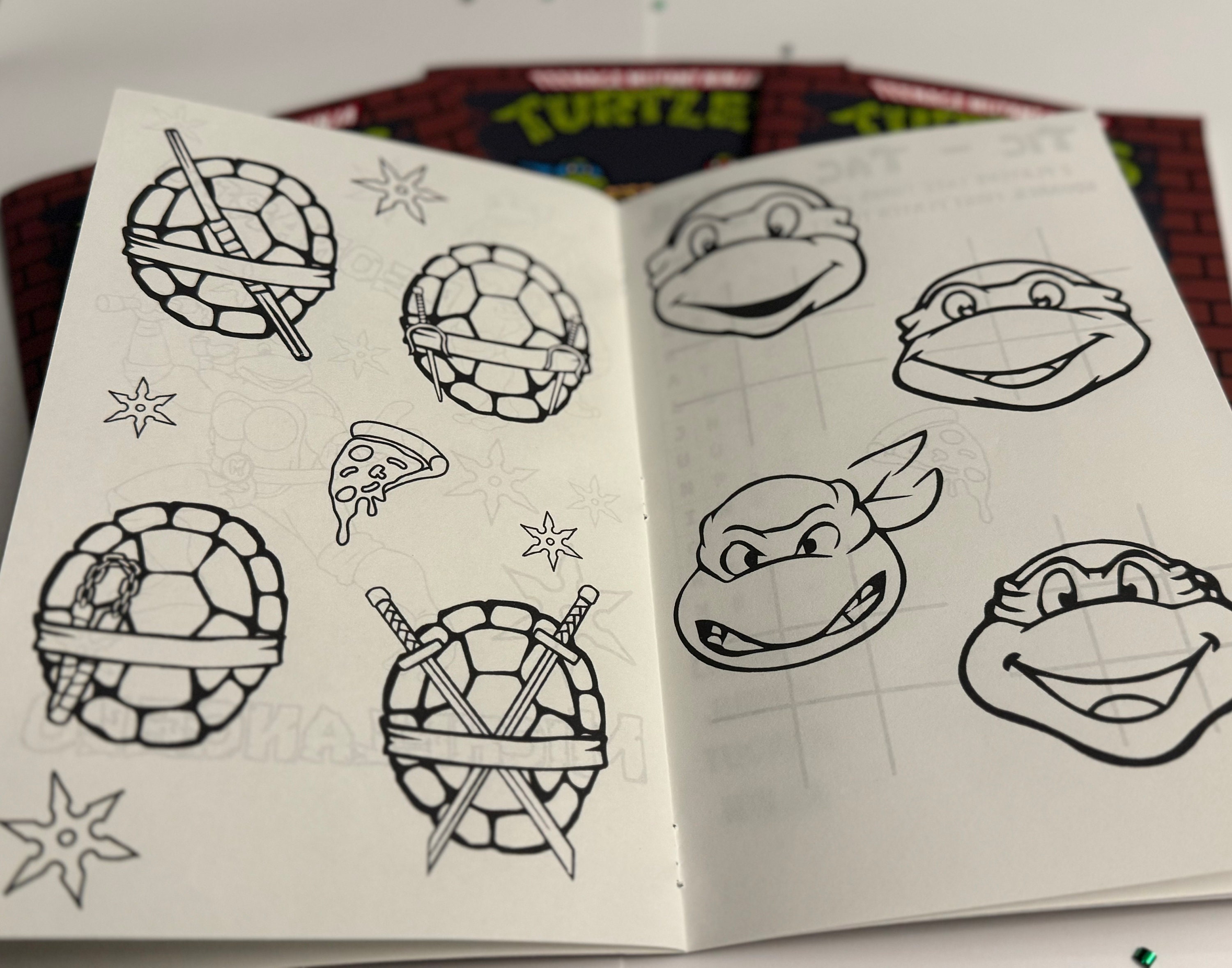 Ninja Turtles Coloring Books, Personalized Coloring Books, Custom