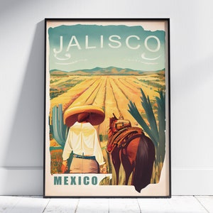 JALISCO Poster | MEXICO Travel Art Print