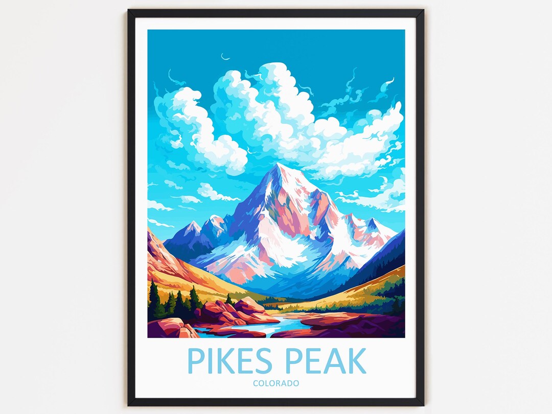 Roy's Peak View (with border) Art Print main image 1