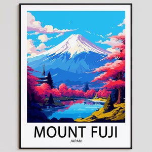 Mount Fuji Poster - Etsy