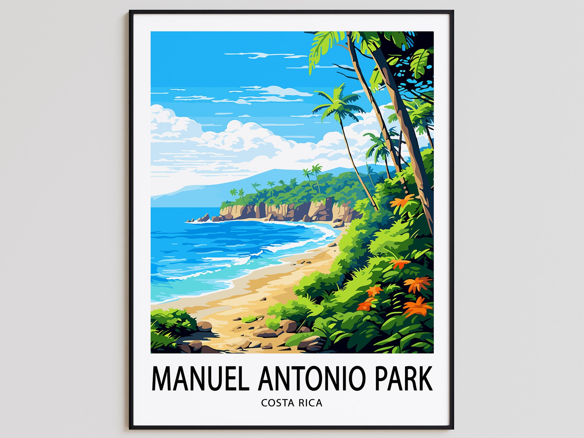 Costa Rica Poster - Etsy