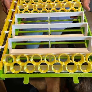 Cimuka and Maticoopx 30 Egg rack for incubator poultry egg cotournix bobwhite California  quail 13 eggs per rack incubator rack for quail