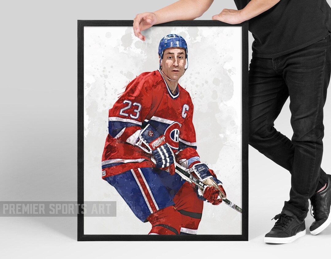 Bob Gainey Montreal Canadiens Poster/canvas Print, Hockey Art, Man Cave