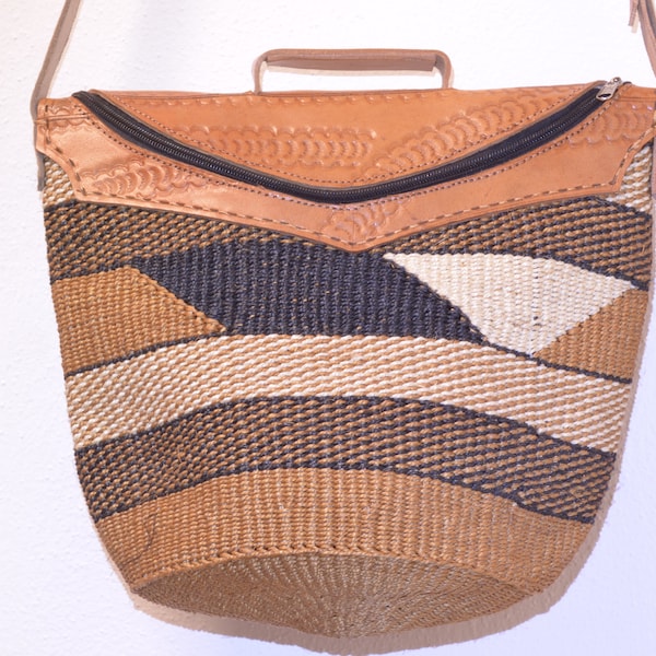 Sisal Handtasche| Umhängetasche | Handgemachte afrikanische Handtaschen | Designer Taschen aus Afrika| Geschenke für Sie