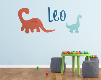 Personalised Vinyl Dinosaur Wall Decal Sticker