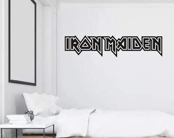 Iron Maiden Logo Decal Wall Sticker