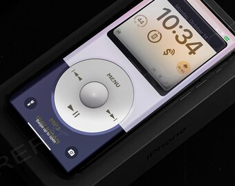 MP3 Walkman iPhone Wallpaper: Retro Music Lover Gift (Digital Download)