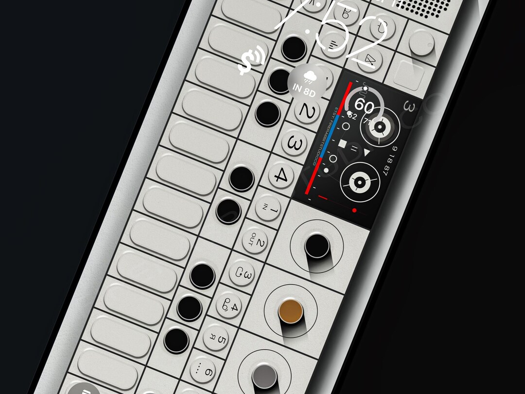 OP1 iPhone Wallpaper, Music Lover Gift, Android Wallpaper, iPhone 16